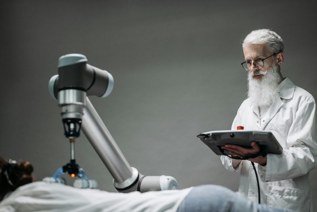 operacja na odległość robot