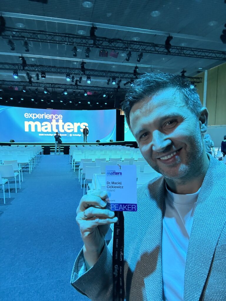Dr Maciej Cićkiewicz prelegentem Invisalign EMEA Ortho Summit 2026